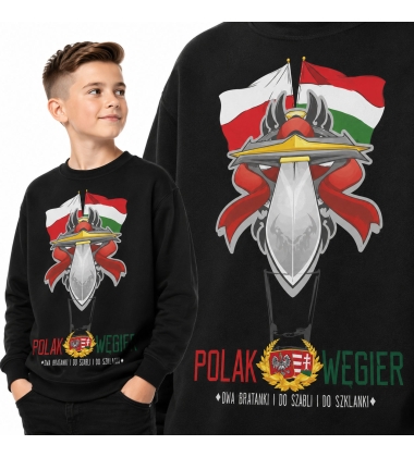 BLUZA DZIECIĘCA PATRIOTYCZNA POLAK WĘGIER